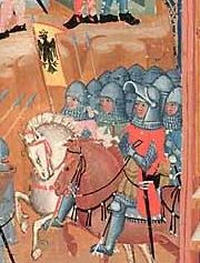 Dalimilova kronika, pařížský zlomek, (latinský opis) - 1330-1340<br />(Dalimilova kronika: Pergamen, Národní knihovna ČR, sign. XII.E.17.)
