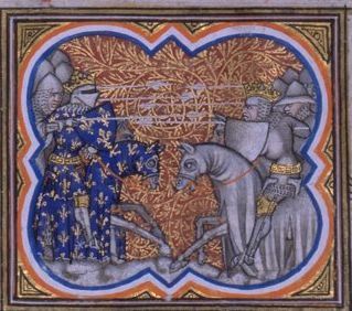 Les Grandes Chroniques de France, 2. pol. 14. st. London, British Museum