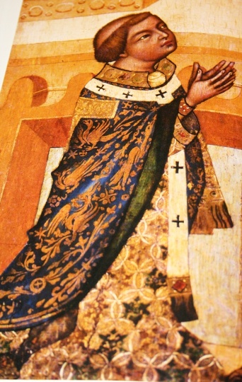 Madona kladská, výřez (Arnošt z Pardubic), 1343-1350.JPG